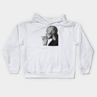 BASKETBALLART - JORDAN DRAWING Kids Hoodie